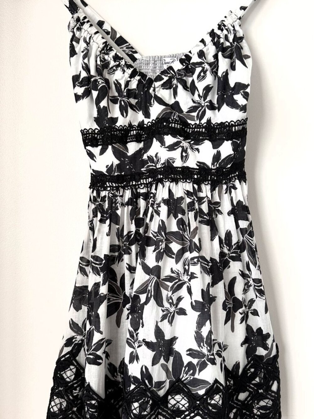 Charo Ruiz Cotton lace Mini Dress